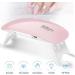 Mini UV/LED Nail Lamp - Pink Color | 6W Portable Nail Dryer for Gel Polish, Poly Gel, and Nail Art | 60s/120s Timer | USB Powered - Buy Online on GoSupps.com