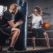 Flintronic Boxing Gloves for Kids - 6oz Junior Kickboxing & Muay Thai Gloves (Ages 3-10) - Red Flame - Buy Online on GoSupps.com