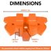 50 Strong Scooter Stand - Interlocking Offset Base - Fits Most Scooters - Stable & Secure - Orange - Buy Online on GoSupps.com
