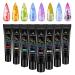 BIEUTEE Nail Stamping Set - 8 Color UV Gel 12 Design Plates & Nail Stamper for Stunning Nail Art | International Shipping Available - Buy Online on GoSupps.com