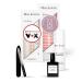 Original Miss Sophie Starterset I self-adhesive nail foils in nude baby boomer & sugar babe i No splashing i long stop i fast & simple application i premium nail polish foil starter set (nude baby boomer & sugar babe)
