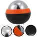 Lurrose Stainless Steel Massage Ball - Face & Foot Massager Hot & Cold Roller for Muscle Relief - 8.3x7.5x7cm - Buy Online on GoSupps.com