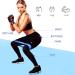 Haquno Elastic Fitness Band Set - 5 Resistance Bands for Strength Training Pilates & Yoga - Natural Latex 5 Starch Levels Includes Storage Box - Blue - Buy Online on GoSupps.com