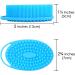 Linkidea Exfoliating Silicone Body Scrubber 4 Pack - Bath Brush for Shower Spa Massage - Skin Care Tool for Kids, Women, Men - Blue Pink - Buy Online on GoSupps.com