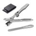 VOGARB Extra Wide Jaw Nail Clippers for Thick Nails - Heavy Duty Long Handle Cutter with File for Men Women Adults Seniors - Silver - Buy Online on GoSupps.com