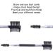 Eyebrow Brush Eyebrow Comb Eyebrow Eyelash Comb Eyelash Double Comb for Girls for Party (Double ended mascara brush) - Buy Online on GoSupps.com