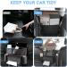 Adiwo Car Organizer: PU Leather Seat Storage Bag - Black | Durable Console Organizer for Liner, Pets, Children | Front Seat Purse Holder - Buy Online on GoSupps.com
