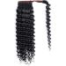 Ponytail Extensions Deep Wave Ponytail Extension Clip In Long Wavy Curly Wrap Around Long Ponytail Natural Color Remy Human Hair Extensions for Black Woman for Women(Size:24inch 100g) - Buy Online on GoSupps.com
