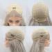 Xiweiya Long Hair Silver Platinum Blonde Lace Front Wig Synthetic Ash Blonde Lace Front Wig for Natural Look - Buy Online on GoSupps.com