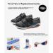 ZGDG Men's Adjustable Closure Diabetic Edema Shoes - Wide Width Lightweight Sneaker for Swollen Feet & Elderly - 13 Wide Grey - Buy Online on GoSupps.com