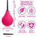 Enema for Intestinal Cleansing 224ML - Pink Butt Shower Irrigator for Men & Women | Intimate Anal & Vaginal Shower - Buy Online on GoSupps.com