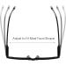 JM 4 Pack Square Reading Glasses - Blue Light Blocking Computer Readers for Men & Women - Mixed Colors Spring Hinge 1.25x - Buy Online on GoSupps.com