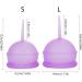 2pcs Reusable Menstrual Cups for Normal & Heavy Bleeding - Eco-Friendly Period Cups for Women of All Ages - Purple - Buy Online on GoSupps.com