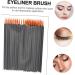 Baluue 100pcs Disposable Eyeliner Brush Practical Eyeliner Brush Curved Eyeliner Brush Facial Tool Plastic 9x6.5cm Black - Buy Online on GoSupps.com