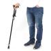 Walking Stick Walkers for seniors Walking Stick Aluminum Alloy Folding Cane Crutch with Light for Elderly Climbing rollator walkerity Aid Run forward