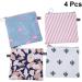 Beavorty 4-Pack Sanitary Napkin & Tampon Storage Bags - Practical Travel Pouches for Women - Perfect Gift for Girls - Buy Online on GoSupps.com