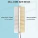 DeaLott Dual-Sided Back Scrubber with Long Handle - Shower Brush for Men and Women - Exfoliating Wet/Dry Body Brush with Stiff and Soft Bristles - Buy Online on GoSupps.com