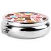 Colorful Sweet Lollipop Cupcake Donut Mini Round Pill Box | 3 Compartment Pill Organizer for Travel | Portable Medicine Case for Home & Office - Buy Online on GoSupps.com