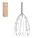 Sancheay Head Massager 28 Fingers Manual Scalp Head Scratcher Handheld Scalp Massager for Deep Relaxation Hair Stimulation and Stress Relief - Silver