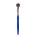 Bdellium Tools Professional Makeup Brush - Golden Triangle 925 Duo Fibre Fan - With All Vegan and Soft Synthetic Fibers For Lightweight Application/Highlighting (Blue 1pc)