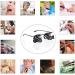 Magnifying Glass Headband with 2 LED Light 20X Handsfree Headset Head Mounted Magnifying Glasses for Reading Electronic Repair Jewelry Sewing - Buy Online on GoSupps.com