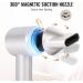 Professional Ionic Hair Dryer 1800W | Fast Drying Blow Dryer for Home & Travel | Lightweight & Quiet Concentrator Nozzle - White - Buy Online on GoSupps.com