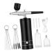 MAGICLULU 1 Set Cordless Airbrush Manicure Kit Airbrush Paint Kit Airbrush Kit Nail Art Supplies Nail Airbrush Electric Airbrush Painted Charging Cable Handheld Aluminum Alloy 12.00X4.20X4.20CM Picture 1