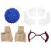 Hallux Valgus Corrector Set | Toe Separator Correction Pad with Massaging Ball - 5PCS Foot Care Tool - Buy Online on GoSupps.com