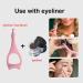 Eyeliner Stencil Silicone Beauty Ruler Reusable Makeup Liner Stencil Clean Winged Soft Flexible Silicone Eyeliner Template for Eye Liner Beginners(Pink) - Buy Online on GoSupps.com