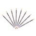 DOITOOL 8pcs Pencil in Tool Sharpener Pencils Professional A Beauty -in- Girls with Built-in Makeup Eyebrow 1 count (Pack of 1) Coffee