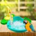 Petlex Bird Bath for Cage - Indoor Bird Bath Fountain & Shower Accessories for Parrots, Parakeets, Budgies, Cockatiels, Conures, and Small Birds - Buy Online on GoSupps.com