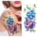 YAKAGO Flower Temporary Tattoos for Women - 21 Sheets of Rose, Cherry, Peony & Peach Blossom Designs | Waterproof Fake Tattoo Stickers for Adult Body Art - Buy Online on GoSupps.com