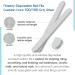 Flowery Disposable Nail File Cushion Core 100/180 Grit Silver - Pack of 100 - Buy Online on GoSupps.com