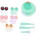 Homsfou 5-Section Travel Contact Lens Container | Cosmetic Lens Case for Easy Lens Care & Trips - Buy Online on GoSupps.com