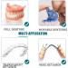 Dental Prostheses Container & Cleaning Brush Set | Orthodontic Box for False Teeth Storage & Care | Light Blue & Pink - Buy Online on GoSupps.com