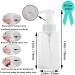 2 Pack 15oz Refillable Foaming Soap Dispensers - Clear Plastic Pump Bottles for Bathroom, Kitchen, Hospital & Clinic - Buy Online on GoSupps.com