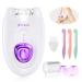 Electrical epilator for women 2 in 1 epilator with LED light for armpits legs arms epilators for legs epilator for the face electric shaver and epilator