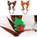 amangul Christmas Headband Reindeer Antler Santa Snowman Hair Hoop Holiday Headpiece(A) - Buy Online on GoSupps.com