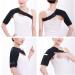 Heated Shoulder Brace | 3 Speed Adjustable Massage Heating Pad | Hot & Cold Therapy for Pain Relief - Buy Online on GoSupps.com