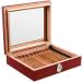 Handmade Cigar Humidor Cedar Cigar Desktop Box with Humidifier and Hygrometer Decorative Box - Buy Online on GoSupps.com