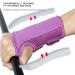 NuCamper Wrist Brace Carpal Tunnel for Men Women - Night Support Splint with Compression Sleeve - Adjustable Straps for Tendonitis, Arthritis Pain Relief - Left Hand-Purple (S/M) - Buy Online on GoSupps.com