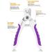 OneCut 4.7 Small Dog & Cat Nail Clipper - Stainless Steel Trimmers for Small Animals - Professional Quality Pet Nail Clipper in Purple - Buy Online on GoSupps.com