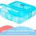 Zoksi Weekly Pill Organizer 2 Times a Day Rainbow 7 Day AM PM Pill Box - Buy Online on GoSupps.com