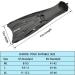 Adult Full Foot Pocket Fins for Diving and Snorkeling - Black Long Flippers for Freediving, Seafishing, and Swimming - Professional Soft Dive Fins with Bag - US Men 9-9.5 | US Lady 11-11.5 - Buy Online on GoSupps.com