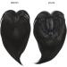 Yamel 12 Inch Darkest Brown Hair Topper with Bangs - Synthetic Hairpieces for Women with Thinning Hair - Buy Online on GoSupps.com