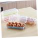 RORPOIR 2pcs 10 Eggs Storage Rack Empty Egg Cartons Fresh Egg Tray Camping Multifunction Egg Rack re-usable Green 24.5*10.5*7cm - Buy Online on GoSupps.com
