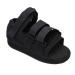 Cast Post-Op Shoe for Broken Foot | Diabetic Foot Ulcer & Metatarsalgia Pain Protection - L Black Hiking Shoe - Buy Online on GoSupps.com