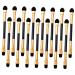 BIUDECO 15pcs Eye Shadow Brush Makeup Supplies Makeup Applicator Sticks Makeup Sponge Brush Soft Rubber