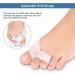 Big Toe Separator Gel Bunion Pads - Toe Spacers for Hallux Valgus & Hammer Toe - Bunion Pain Relief - Men & Women - 1 Pair - Buy Online on GoSupps.com