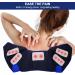 Premium Self-Heating Neck and Shoulders Pain Relief Pad - Adjustable Elastic Warm Shoulder Care (Blue) | International Shipping Available - Buy Online on GoSupps.com